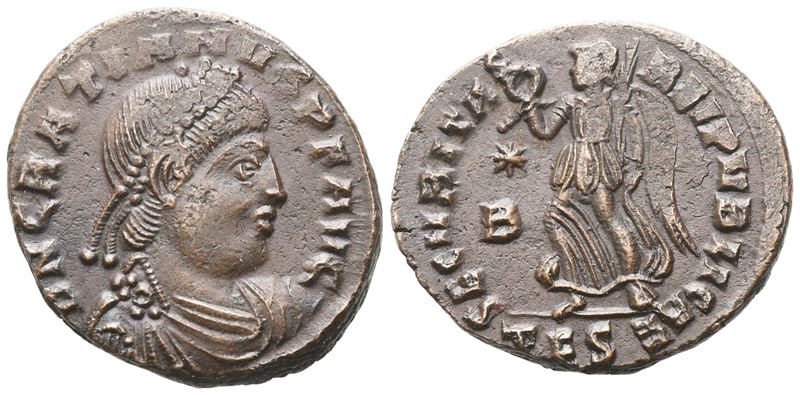 Gratian (367-383), Æ3, Thessalonica, 367-375; Æ (2,925 G; 18,3 MM; 11 H)